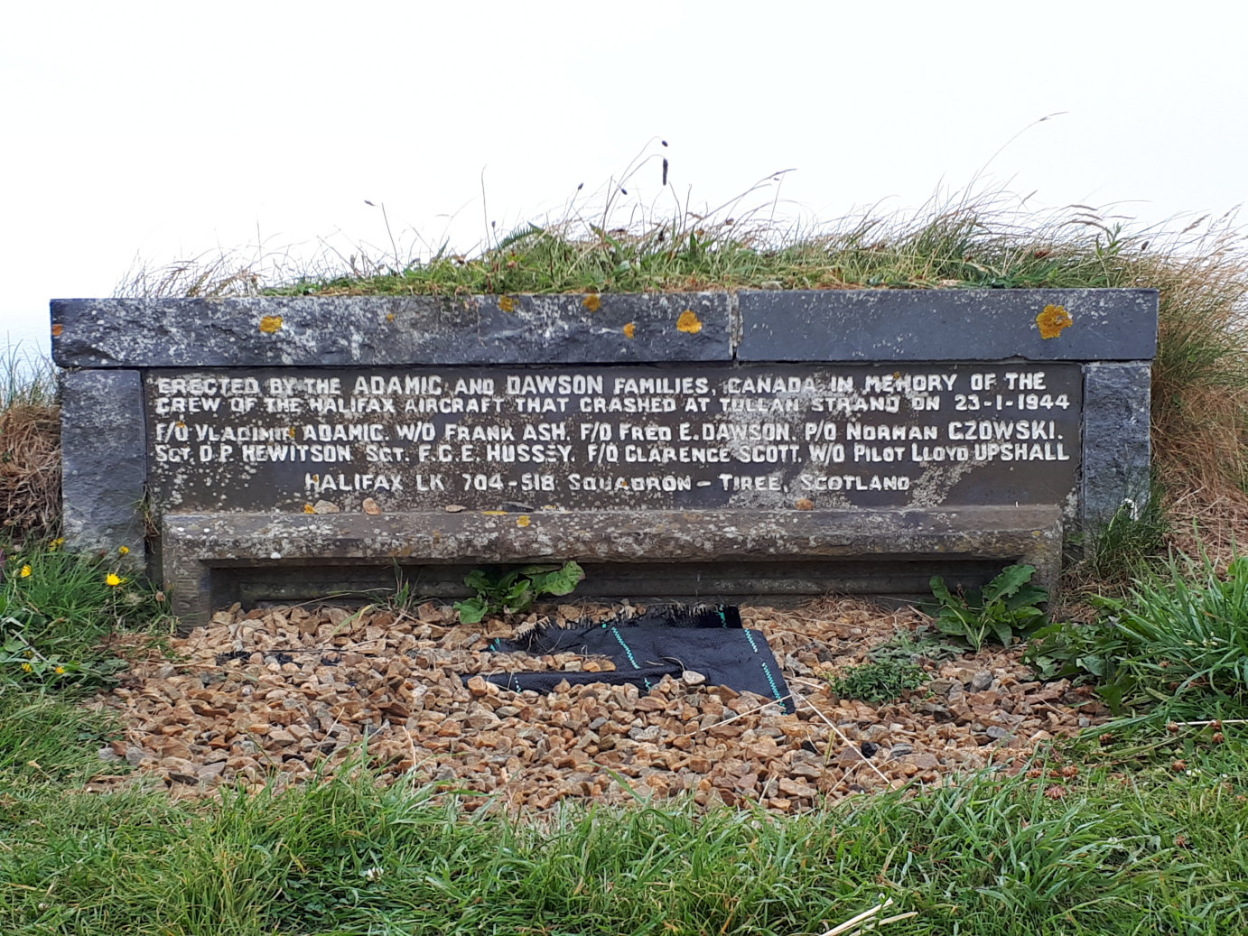 Halifax LK 704 Memorial · Memorial Stone