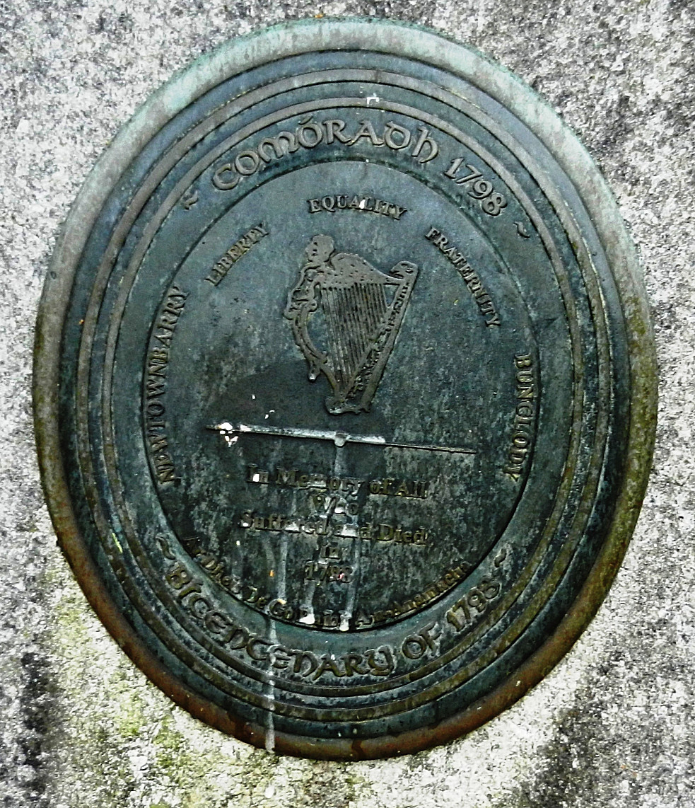 Bunclody 1798 Bicentenary Memorial · Memorial Stone