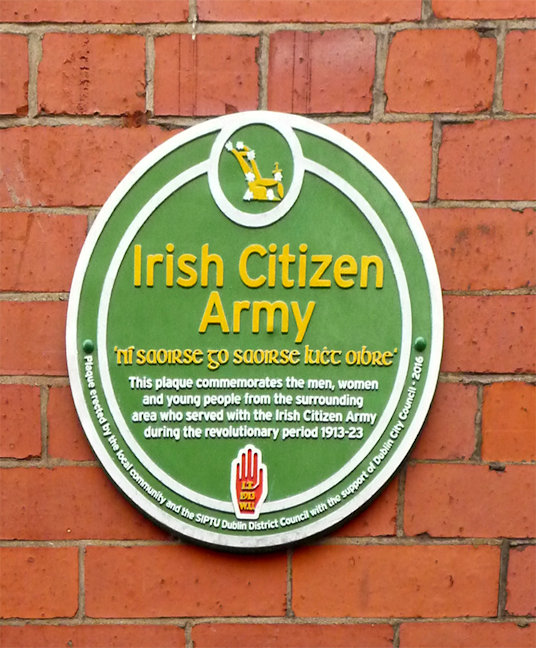 Irish Citizen Army Memorial · Memorial Stone