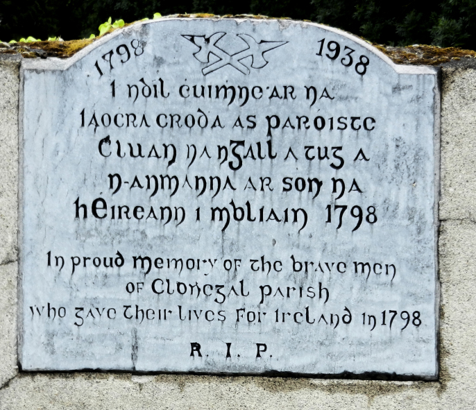 Clonegal 1798 Memroial · Memorial Stone
