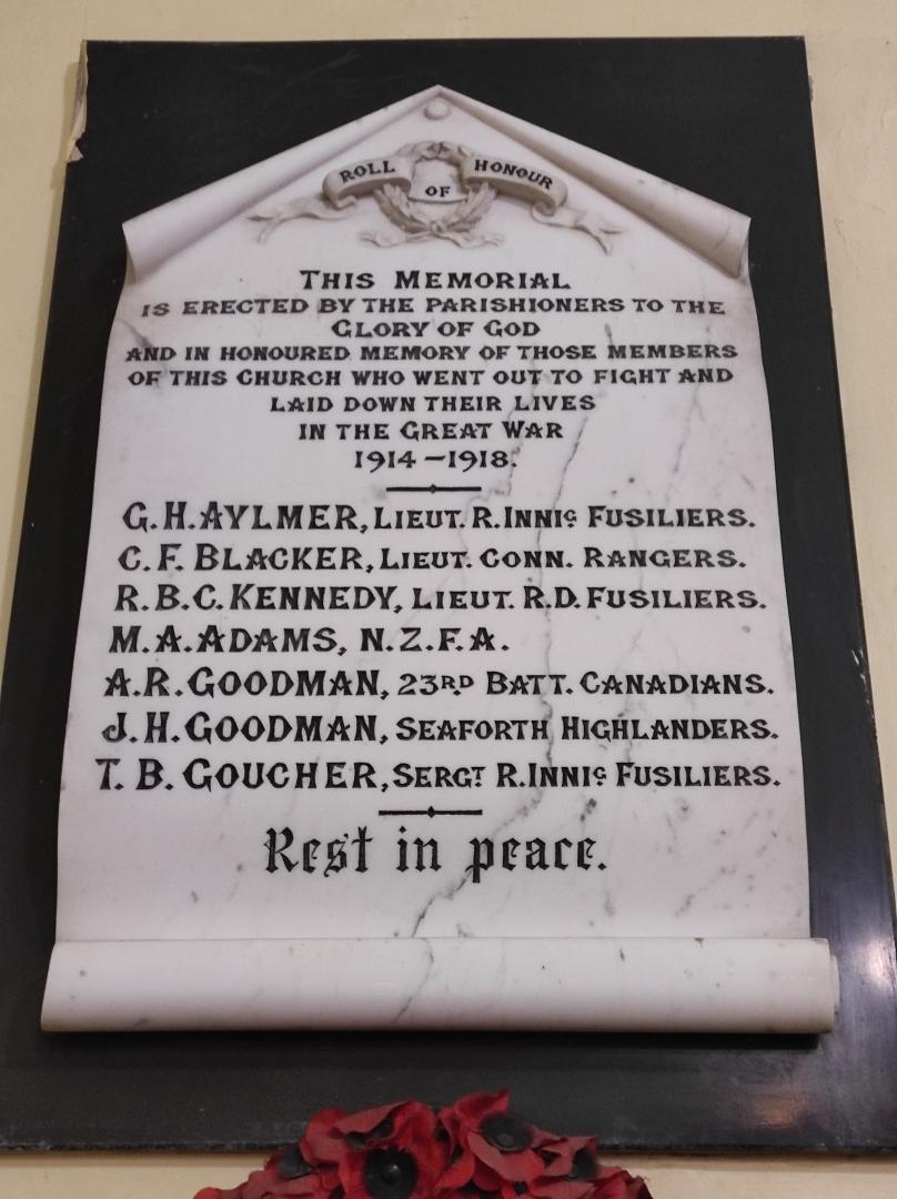 Kill War Memorial · Memorial Stone