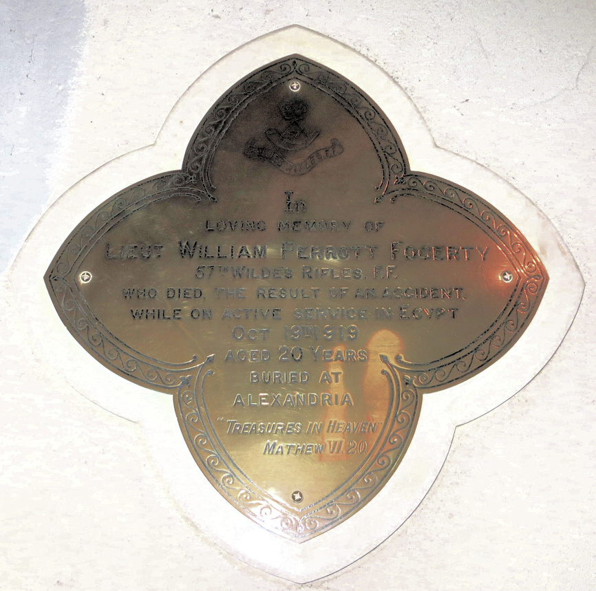 William Fogerty Memorial · Memorial Stone