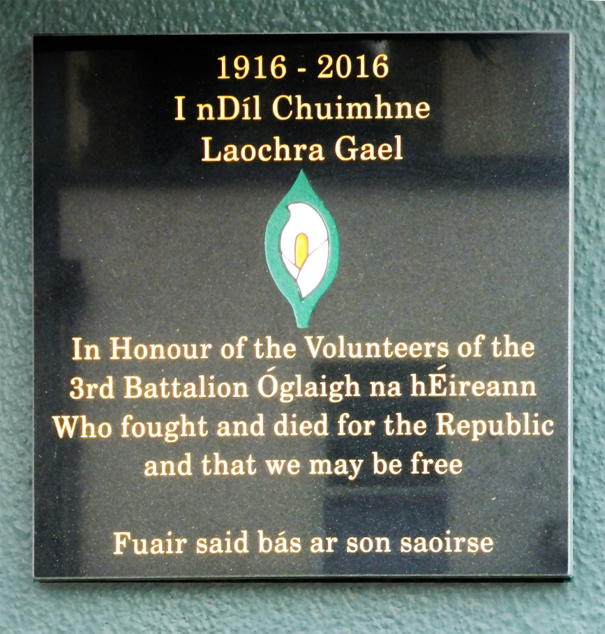 3rd. Bttn. Irish Volunteers Memorial · Memorial Stone