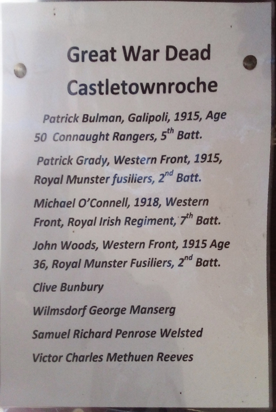 Great War Memorial addition · Memorial Stone