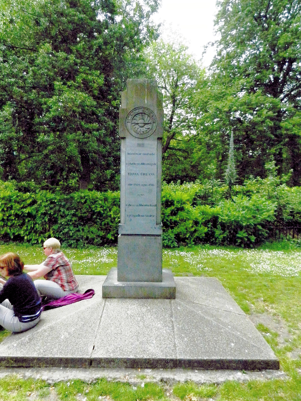 Fianna Memorial · Memorial Stone