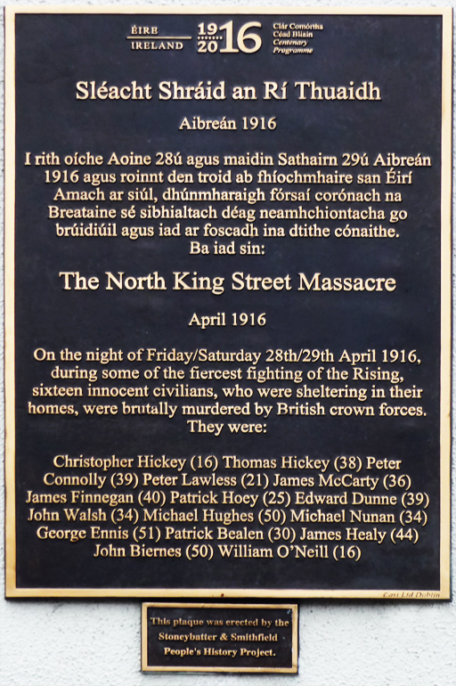 North King Street Massacre Memorial #1070 · Memorial Stone