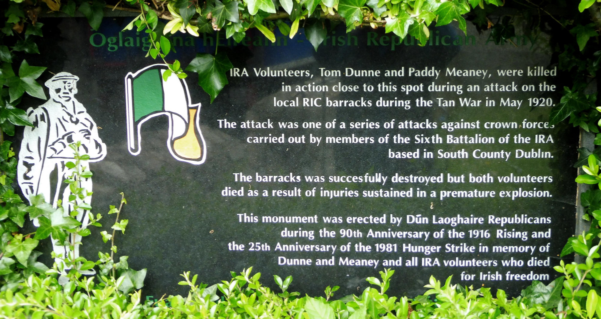 Dunne and Meaney Memorial · Memorial Stone