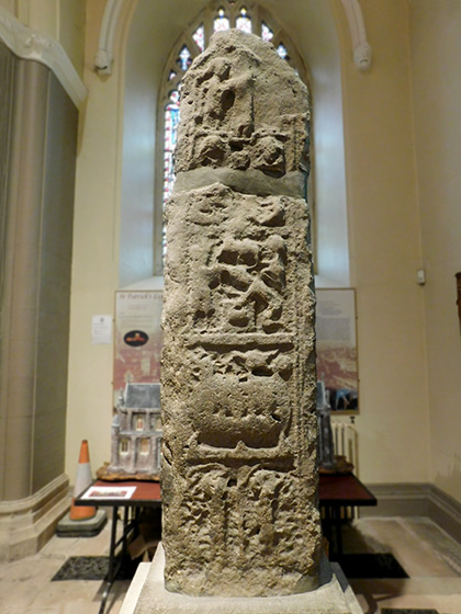 Armagh High Cross and Cathedral · High Cross