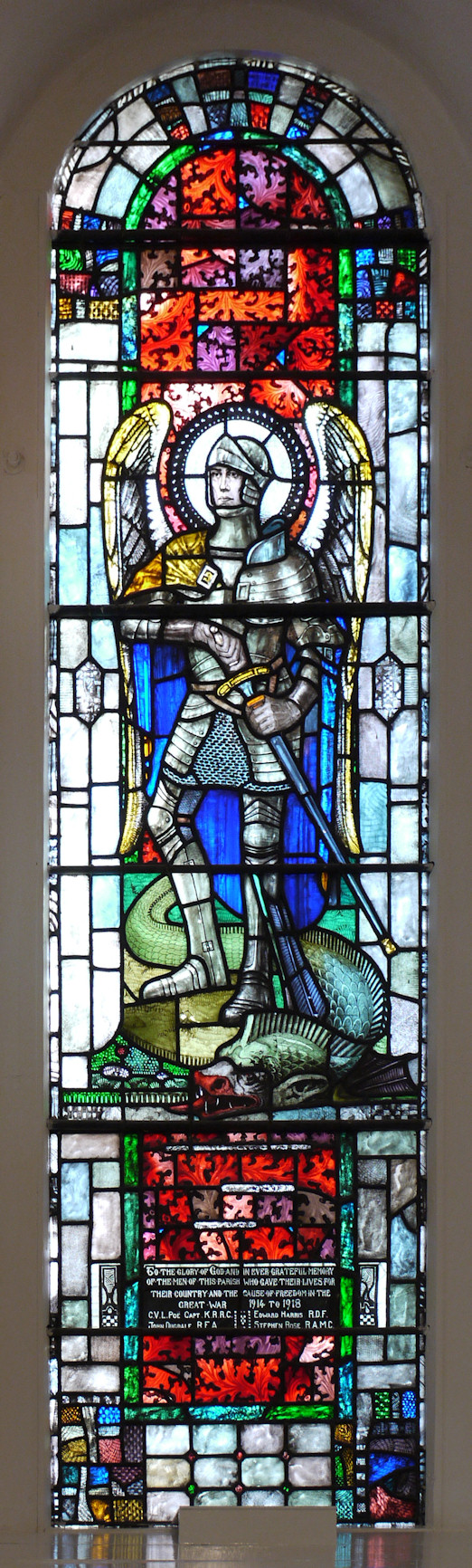 St. Pappan’s Church Great War Memorial Window · Memorial Stone