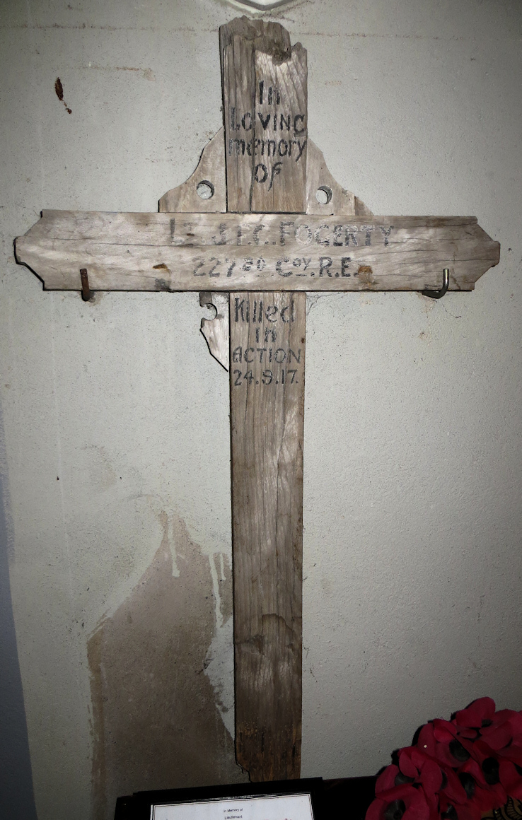 John Fogerty Cross · Memorial Stone