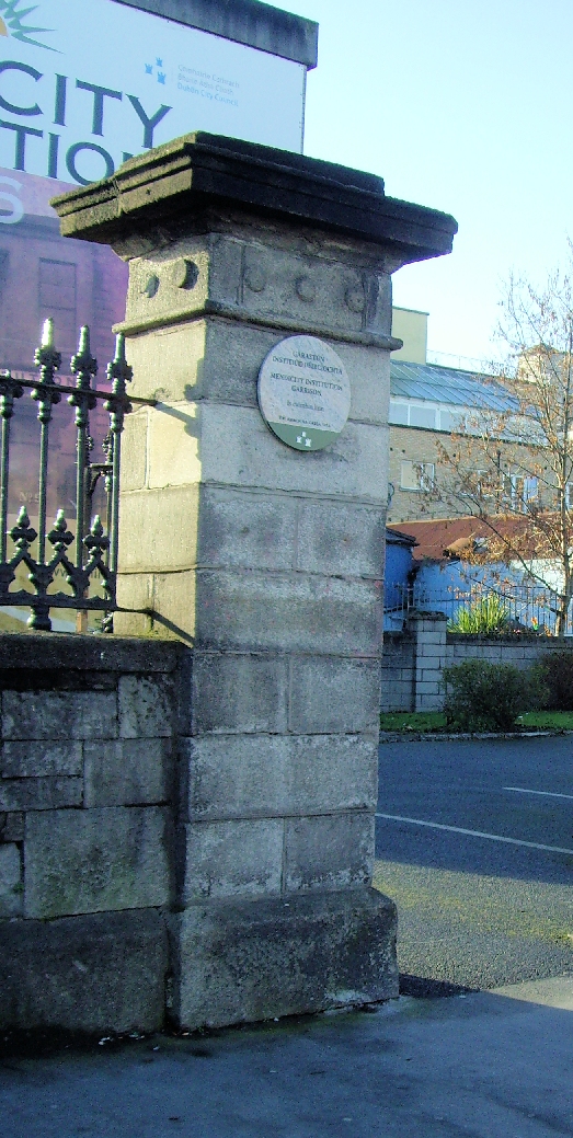 Mendicity Institution Memorial · Memorial Stone
