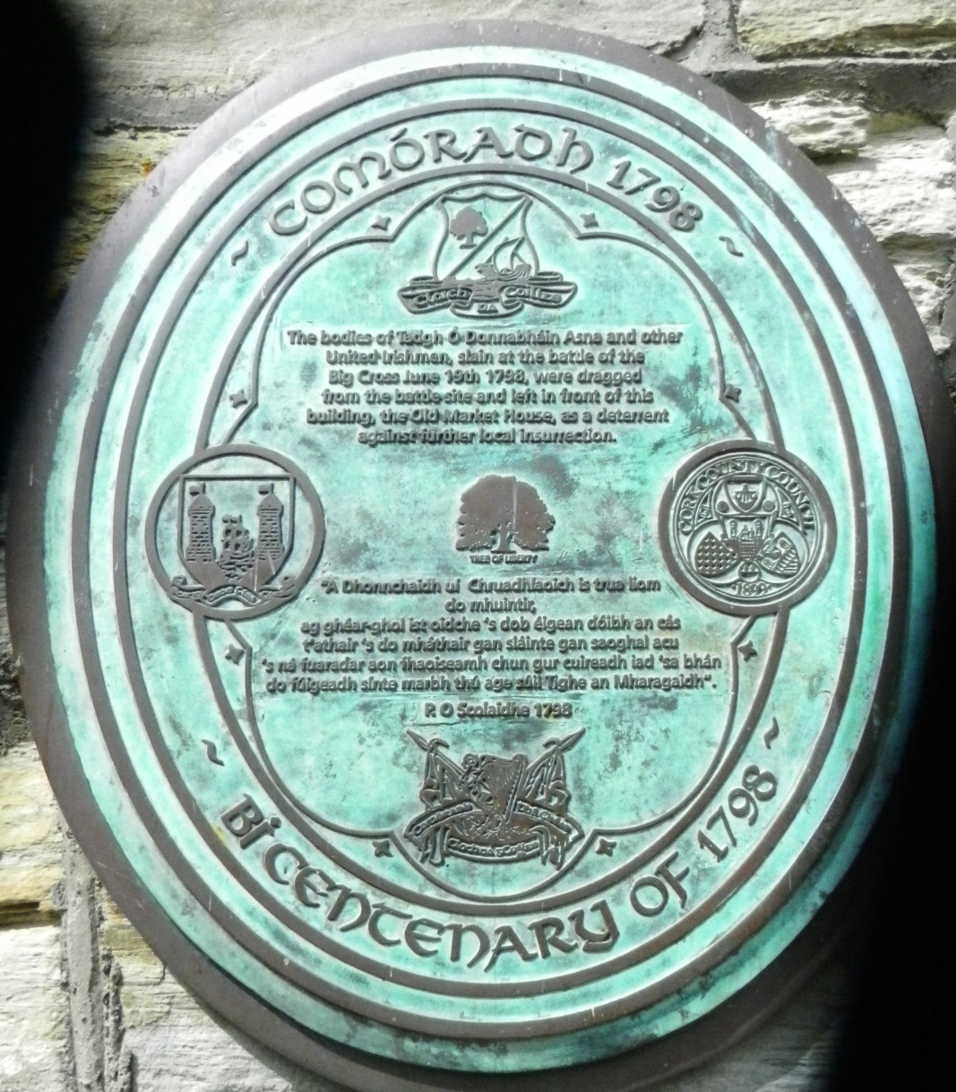 Battle of Big Cross Memorial · Memorial Stone