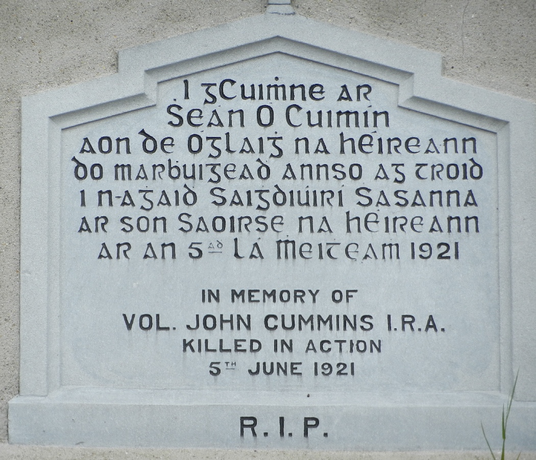 Cummins Memorial · Memorial Stone