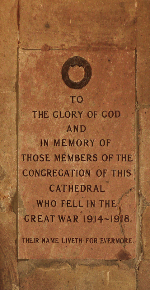 Great War Memorial · Memorial Stone