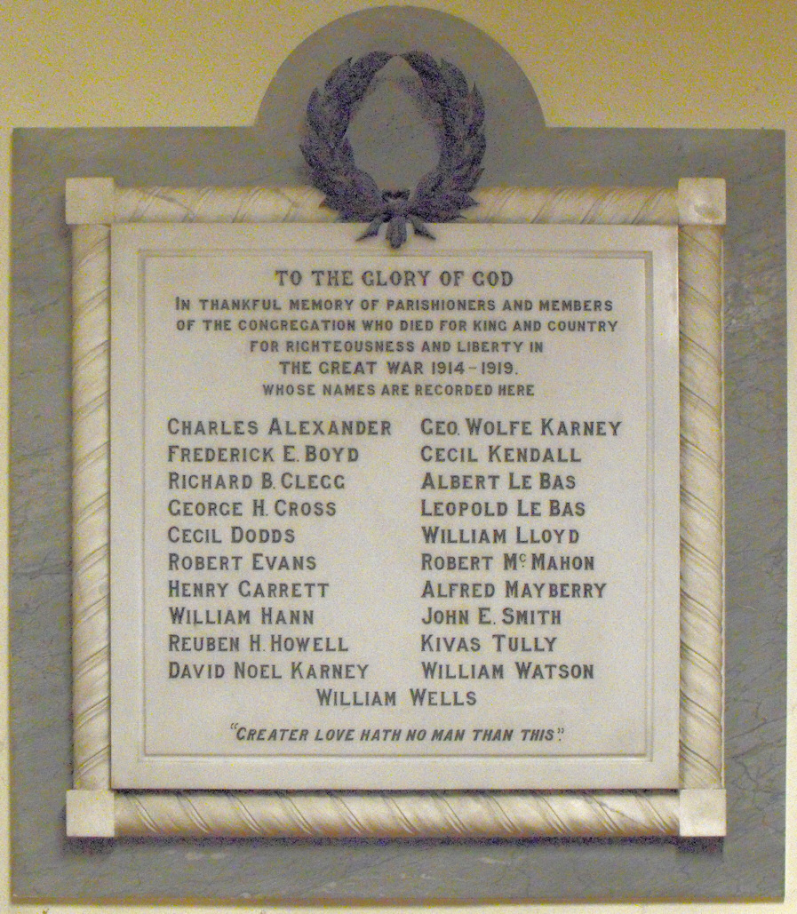 Harold’s Cross WW I Memorial · Memorial Stone