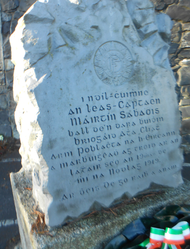Martin Savage Memorial · Memorial Stone
